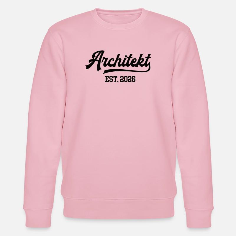 Architecture Étudiante en architecture - Sweat bio CHANGER Stanley/Stella Unisexe - rose pâle
