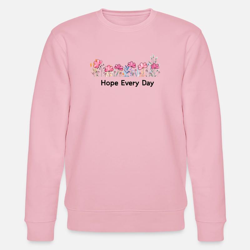 Hoffnung  - Stanley/Stella Unisex Bio-Sweatshirt CHANGER  - Hellrosa