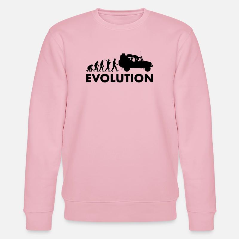 Defender 110 Évolution tout-terrain - Sweat bio CHANGER Stanley/Stella Unisexe - rose pâle