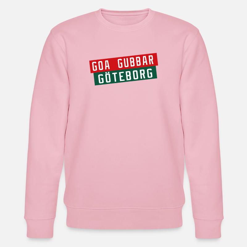 Göteborg Goa Gubbar - Stanley/Stella Unisex Bio-Sweatshirt CHANGER  - Hellrosa