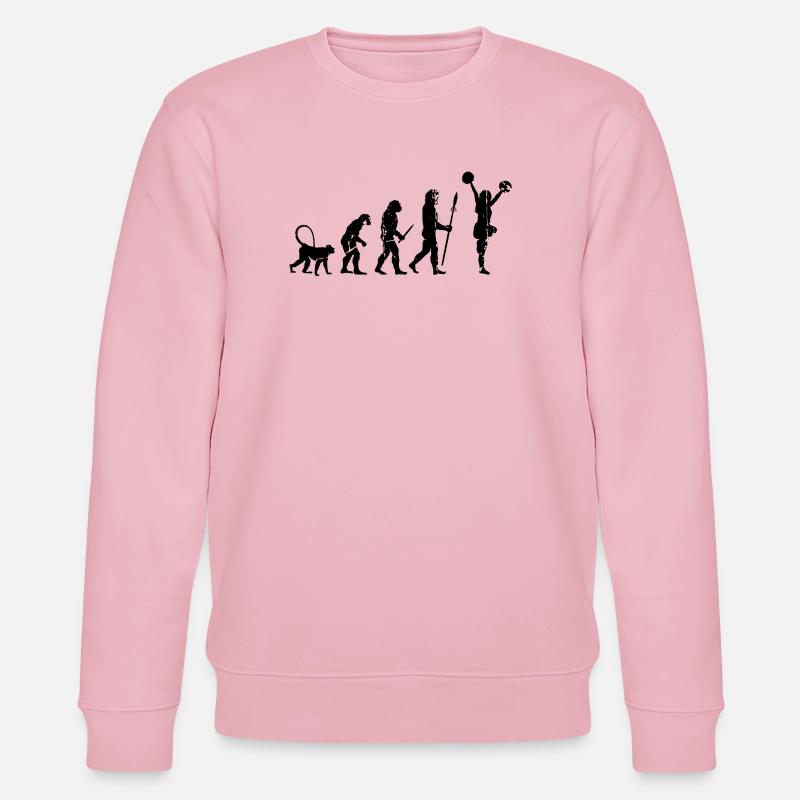 Entwicklung des Cheerleading - Stanley/Stella Unisex Bio-Sweatshirt CHANGER - Hellrosa
