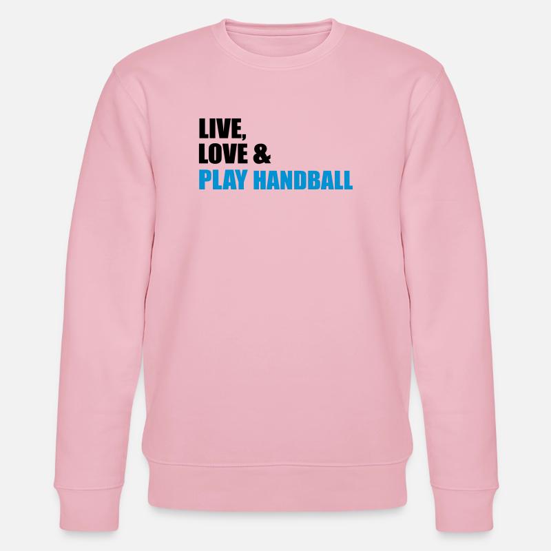 Handball - Stanley/Stella Unisex Bio-Sweatshirt CHANGER  - Hellrosa