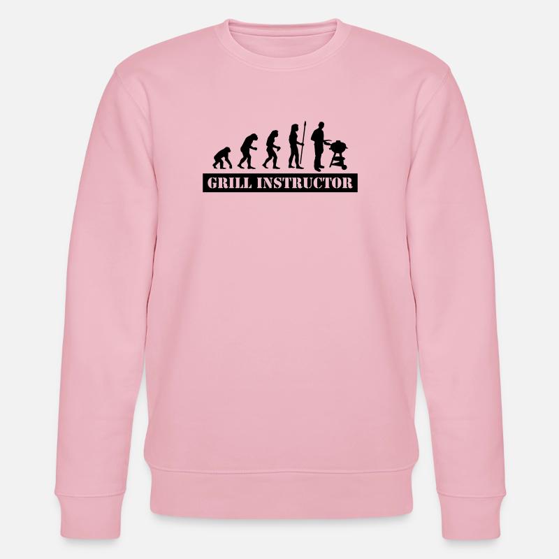 évolution gril instructeur - Sweat bio CHANGER Stanley/Stella Unisexe - rose pâle
