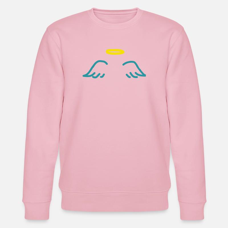 engel - Stanley/Stella Unisex Bio-Sweatshirt CHANGER  - Hellrosa
