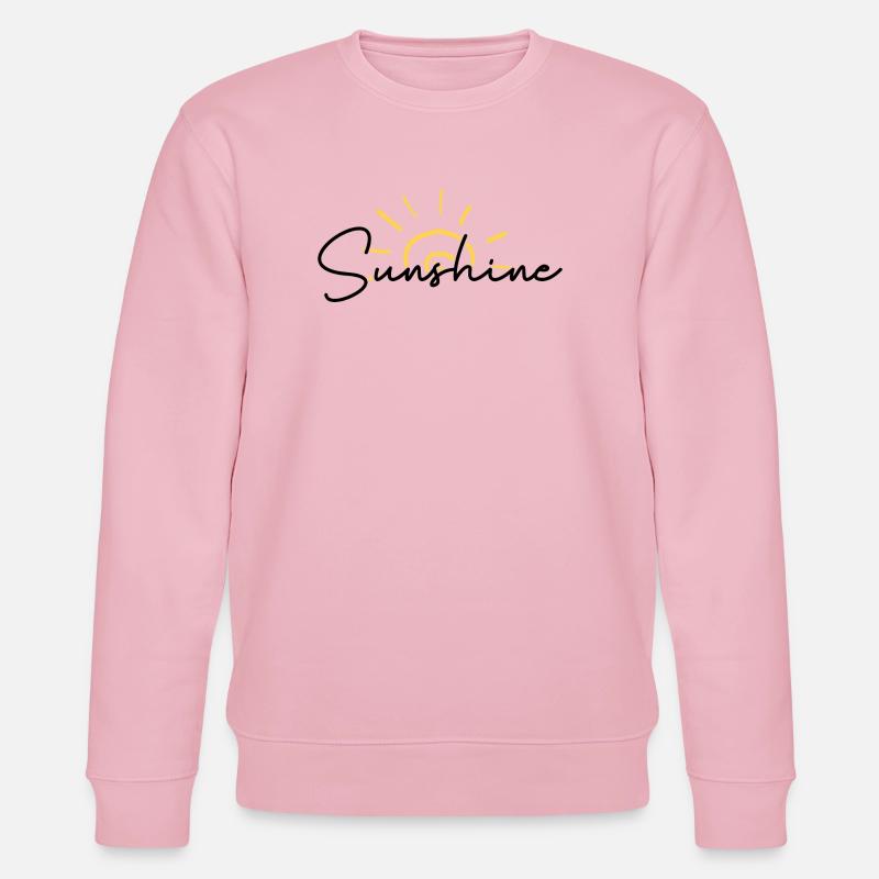Sunrise Scribble Arc - Stanley/Stella CHANGER Unisex Organic Sweatshirt - cotton pink