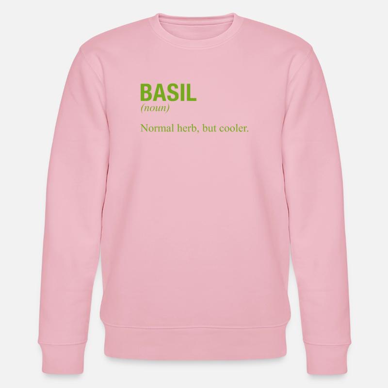 BASILIC Basilikum - Sweat bio CHANGER Stanley/Stella Unisexe - rose pâle