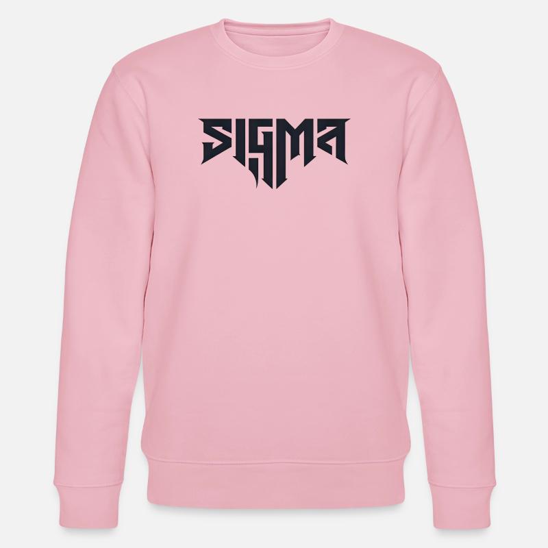 Sigma-Glyphen in schwieriger Typografie - Stanley/Stella Unisex Bio-Sweatshirt CHANGER - Hellrosa