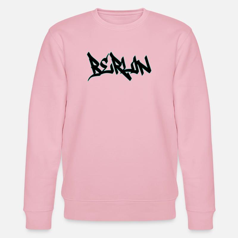 Neon Graffiti Schriftzug - Stanley/Stella Unisex Bio-Sweatshirt CHANGER  - Hellrosa