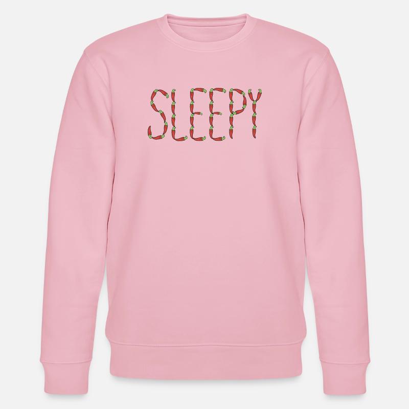 Les piments sont endormis - Sweat bio CHANGER Stanley/Stella Unisexe - rose pâle