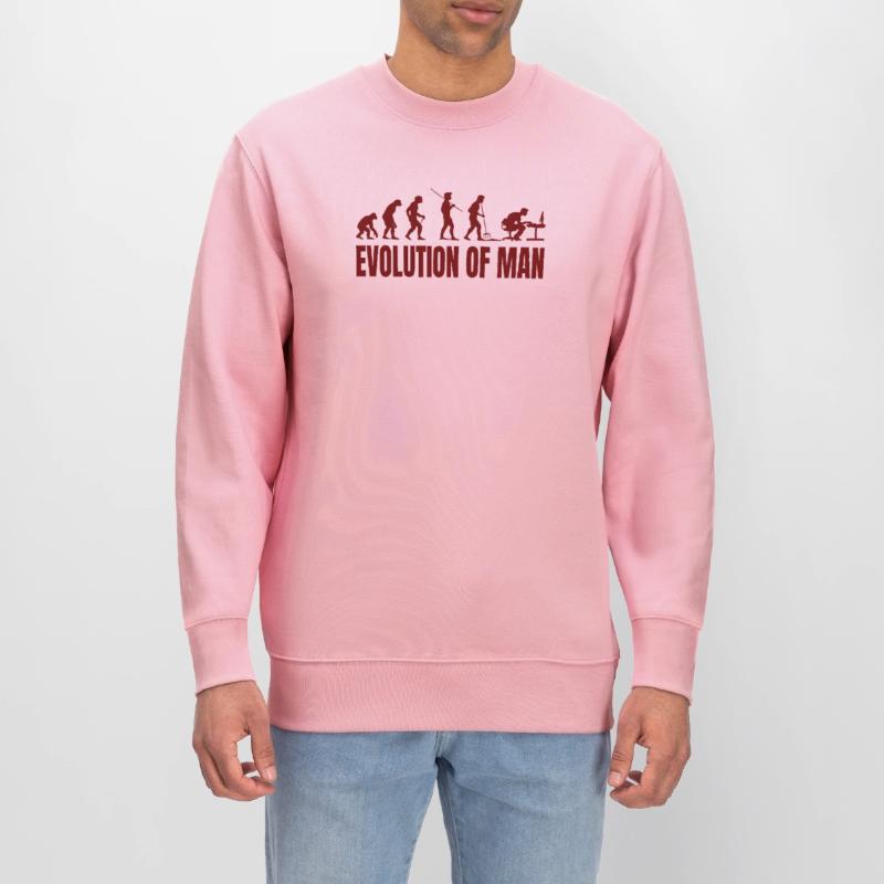 Computer PC Evolution Computer Scientist Programmer Stanley/Stella CHANGER Unisex Organic Sweatshirt