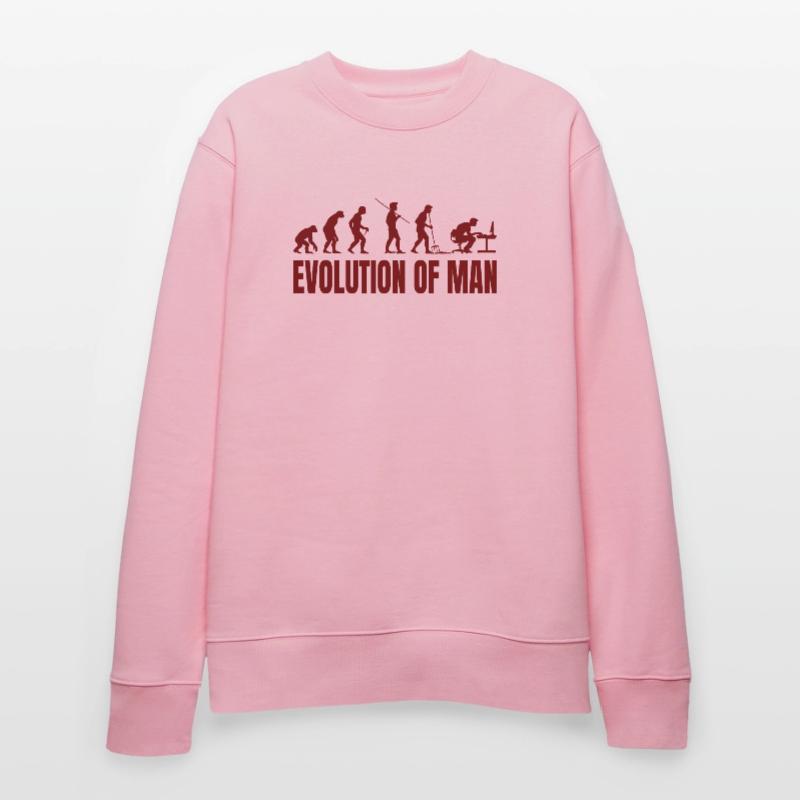 Computer PC Evolution Computer Scientist Programmer Stanley/Stella CHANGER Unisex Organic Sweatshirt