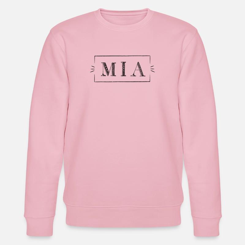 MIA - name in a frame - Stanley/Stella Unisex Bio-Sweatshirt CHANGER  - Hellrosa