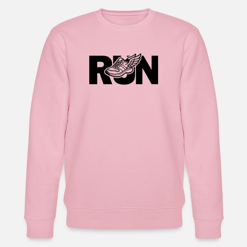 Run - course à pied - Sweat bio CHANGER Stanley/Stella Unisexe - rose pâle