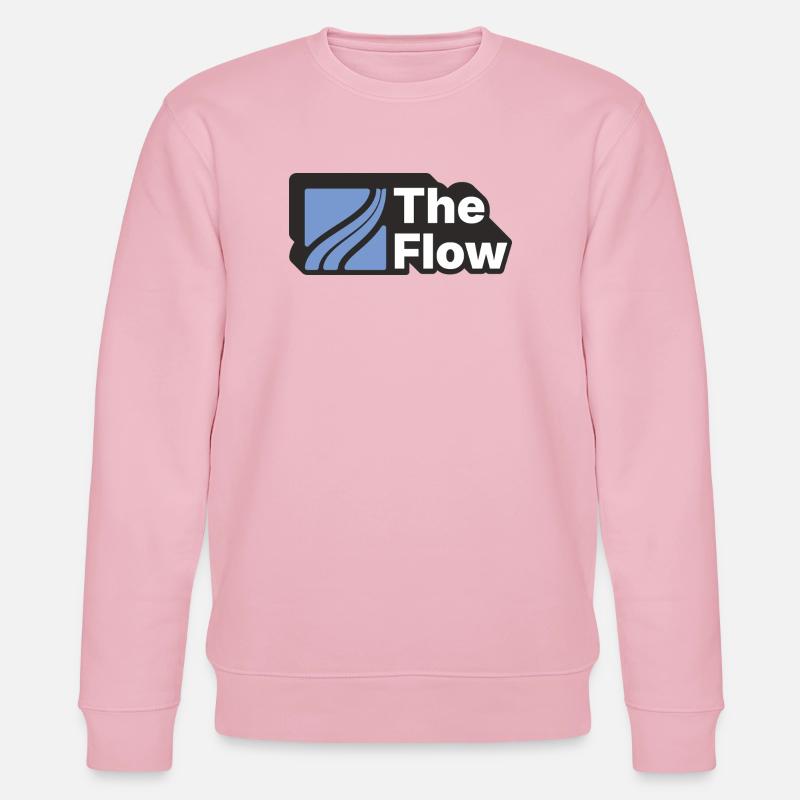The Flow Pattern Design - Stanley/Stella CHANGER Unisex Organic Sweatshirt - cotton pink