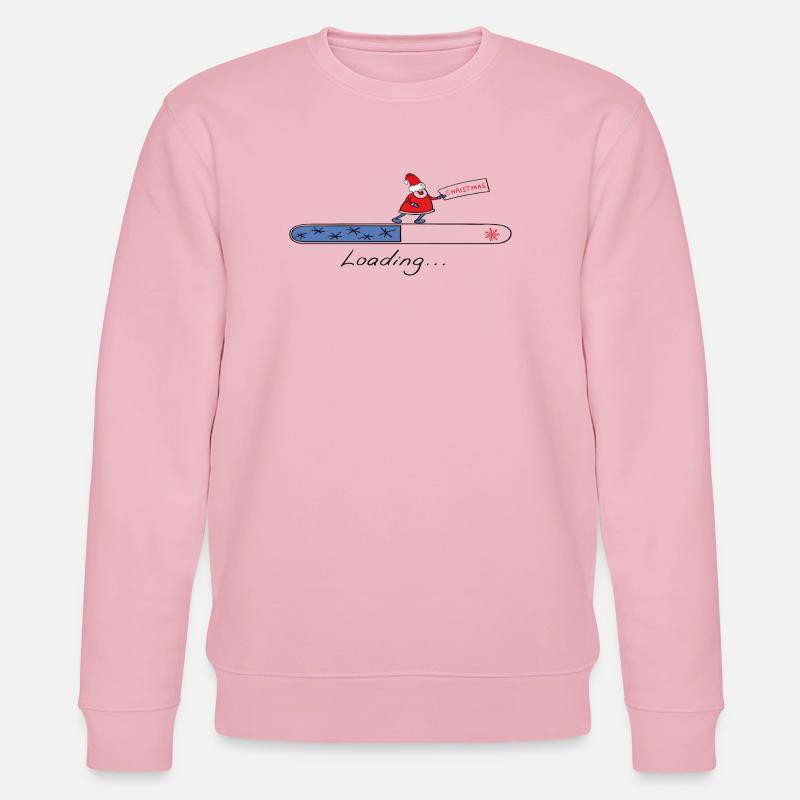 Christmas Loading - Stanley/Stella Unisex Bio-Sweatshirt CHANGER  - Hellrosa