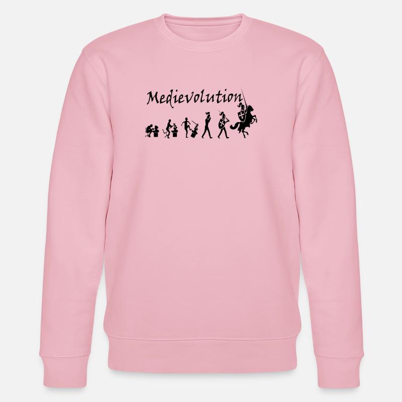 Medievolution – Medieval Evolution - Stanley/Stella CHANGER Unisex Organic Sweatshirt - cotton pink