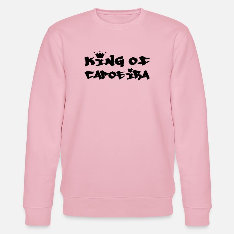 Der König von Capoeira - Stanley/Stella Unisex Bio-Sweatshirt CHANGER  - Hellrosa