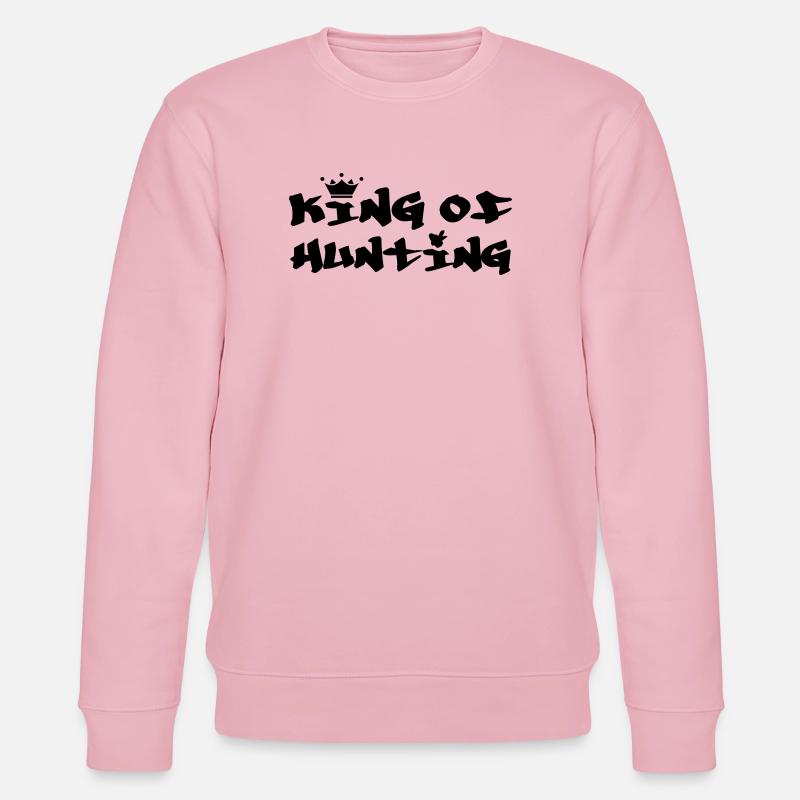 Le roi des chasseurs - chasse - Sweat bio CHANGER Stanley/Stella Unisexe - rose pâle