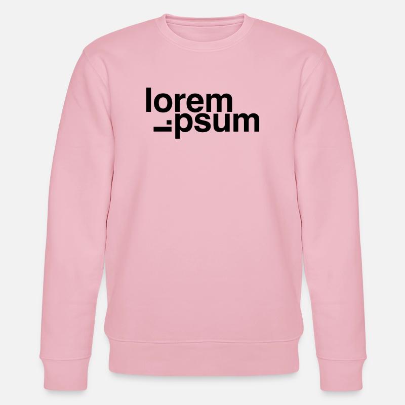 Loremipsum - Stanley/Stella Unisex Bio-Sweatshirt CHANGER  - Hellrosa