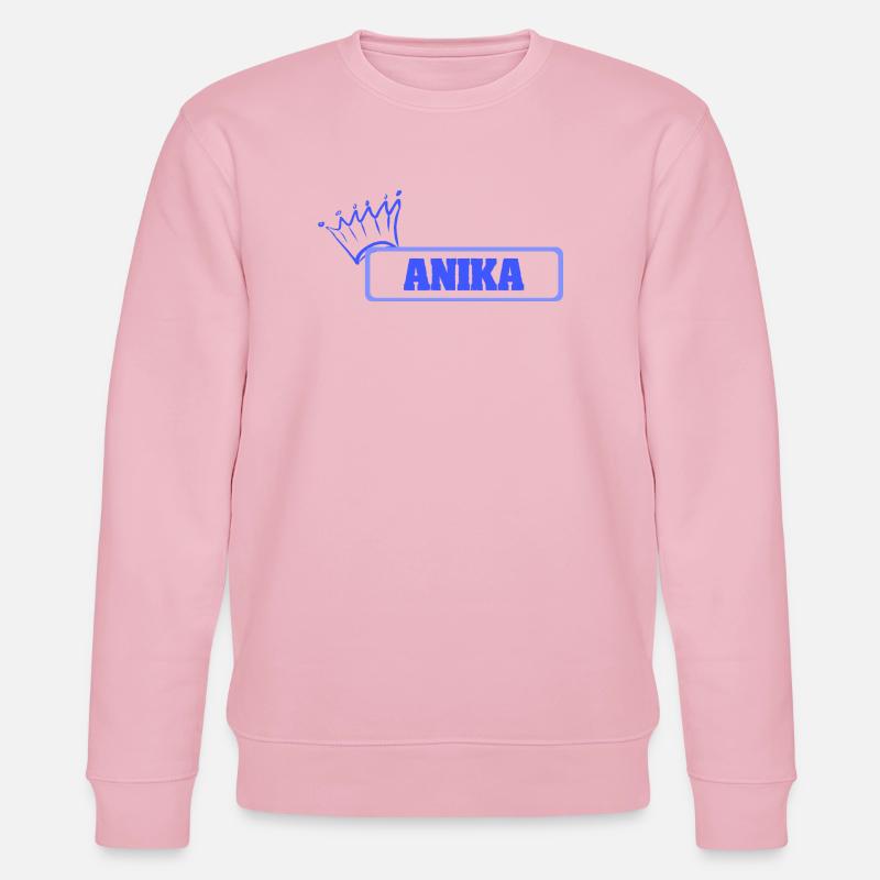 Tochter Anika - Stanley/Stella Unisex Bio-Sweatshirt CHANGER  - Hellrosa