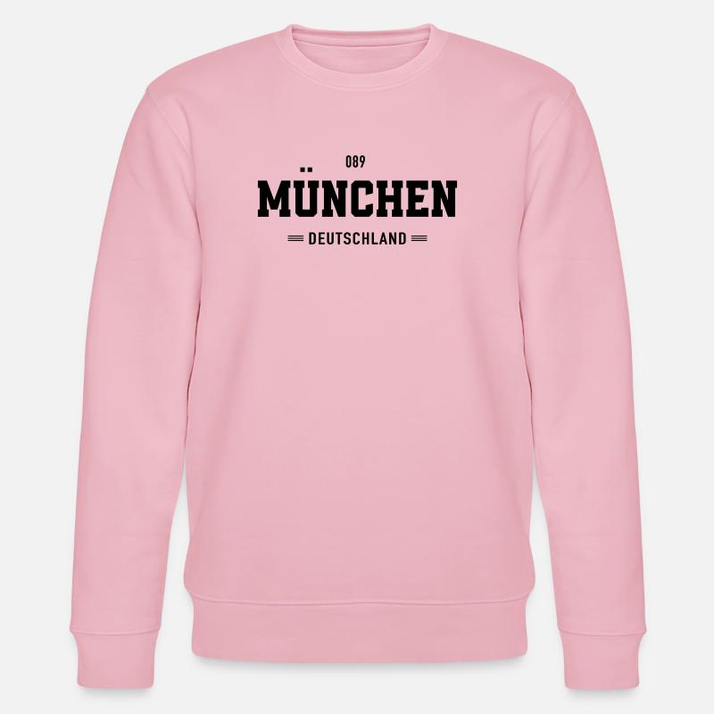 089 Muenchen Deutschland - Stanley/Stella Unisex Bio-Sweatshirt CHANGER  - Hellrosa