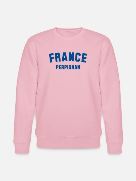 PERPIGNAN, France, France - Stanley/Stella CHANGER Unisex Organic Sweatshirt - cotton pink