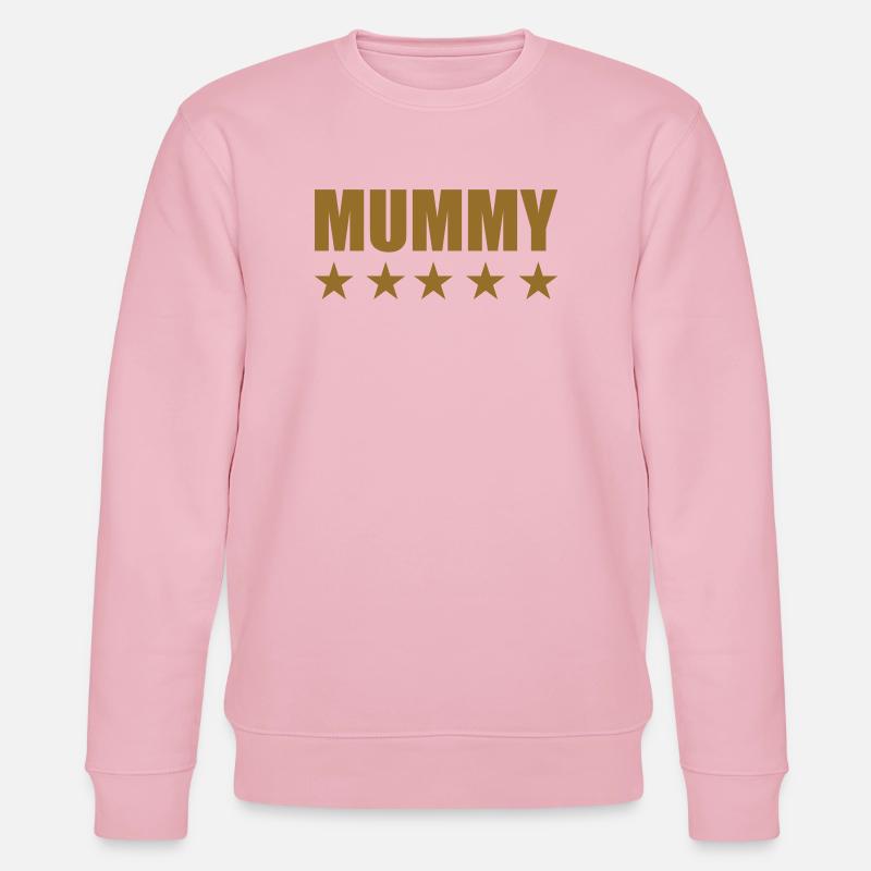 5-Sterne-Mama - Muttertag - Stanley/Stella Unisex Bio-Sweatshirt CHANGER  - Hellrosa