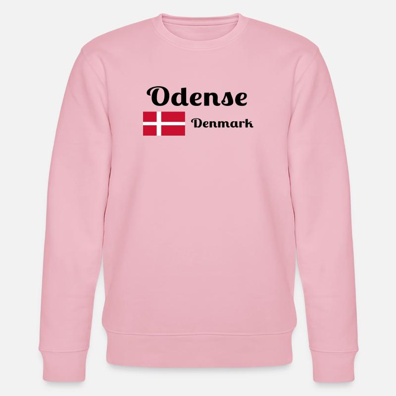 Odense, Danemark - Imprimés élégants - Sweat bio CHANGER Stanley/Stella Unisexe - rose pâle