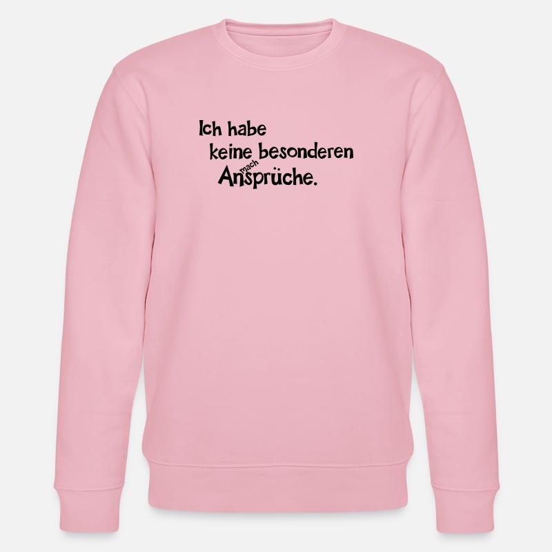 keine besonderen Anmachsprueche - Stanley/Stella Unisex Bio-Sweatshirt CHANGER  - Hellrosa