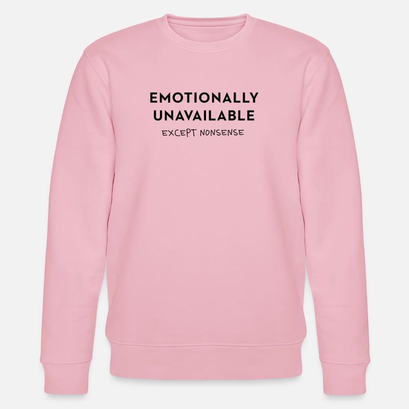 Exception : Faute de frappe absurde - Sweat bio CHANGER Stanley/Stella Unisexe - rose pâle