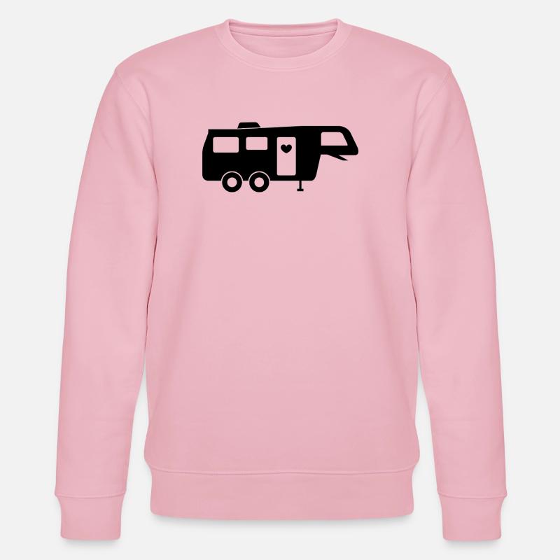 Fifth Wheel RV Camper - Stanley/Stella Unisex Bio-Sweatshirt CHANGER  - Hellrosa