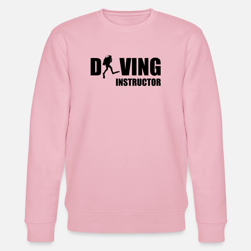 Diving Instructor - Stanley/Stella CHANGER Unisex Organic Sweatshirt - cotton pink