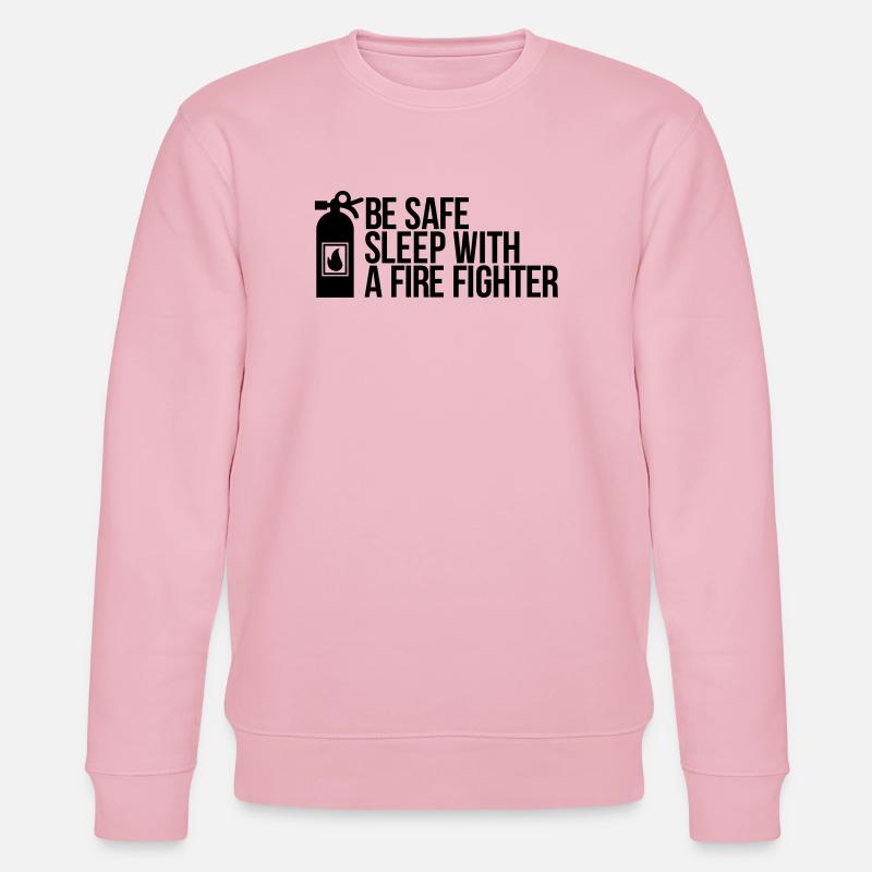 Feuerwehrmann - Stanley/Stella Unisex Bio-Sweatshirt CHANGER  - Hellrosa