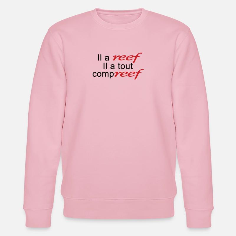 Riff Schwarz - Stanley/Stella Unisex Bio-Sweatshirt CHANGER  - Hellrosa