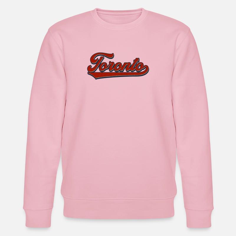 Toronto Retro Script - Stanley/Stella CHANGER Unisex Organic Sweatshirt - cotton pink