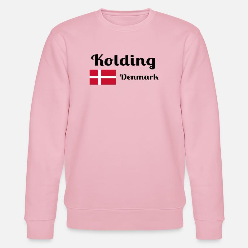 Kolding Danemark - Imprimés élégants - Sweat bio CHANGER Stanley/Stella Unisexe - rose pâle