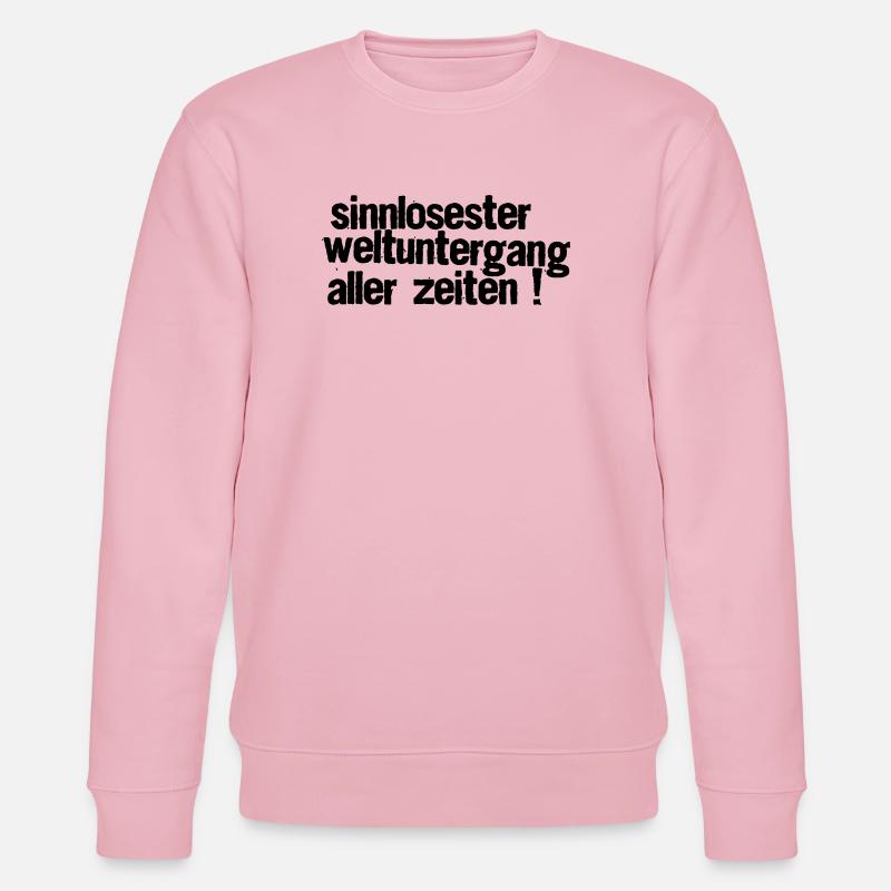 Sinnlosester Weltuntergang - Stanley/Stella Unisex Bio-Sweatshirt CHANGER  - Hellrosa