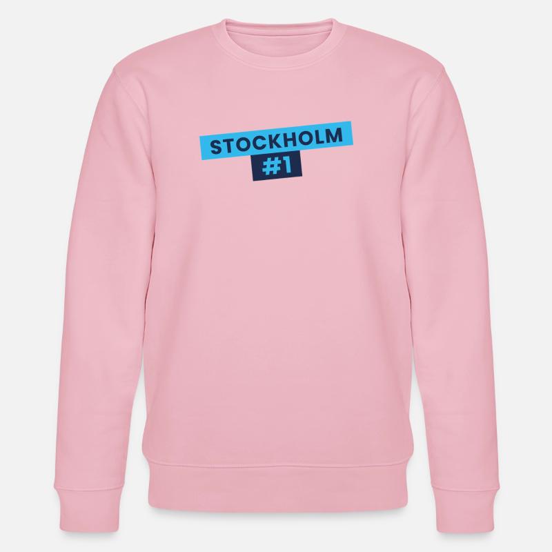 Conception de la bannière Stockholm #1 - Sweat bio CHANGER Stanley/Stella Unisexe - rose pâle