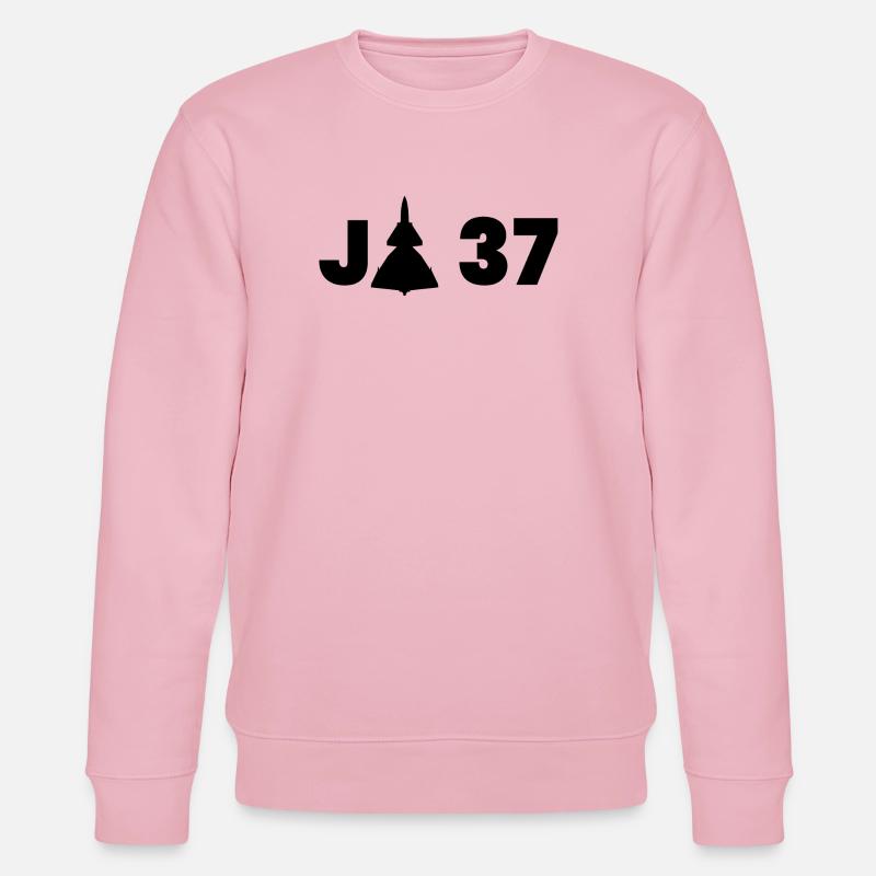 JA 37 Viggen - Stanley/Stella Unisex Bio-Sweatshirt CHANGER  - Hellrosa