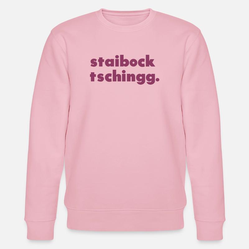 staibocktschingg. - Stanley/Stella Unisex Bio-Sweatshirt CHANGER  - Hellrosa