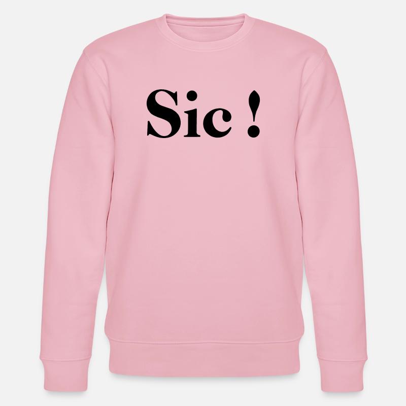 Sic! - Stanley/Stella Unisex Bio-Sweatshirt CHANGER  - Hellrosa