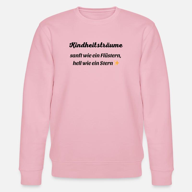 Kindheitstraeume1 - Stanley/Stella Unisex Bio-Sweatshirt CHANGER  - Hellrosa