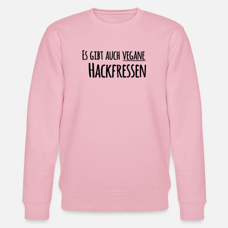 Hackfressen vegan - Stanley/Stella Unisex Bio-Sweatshirt CHANGER  - Hellrosa