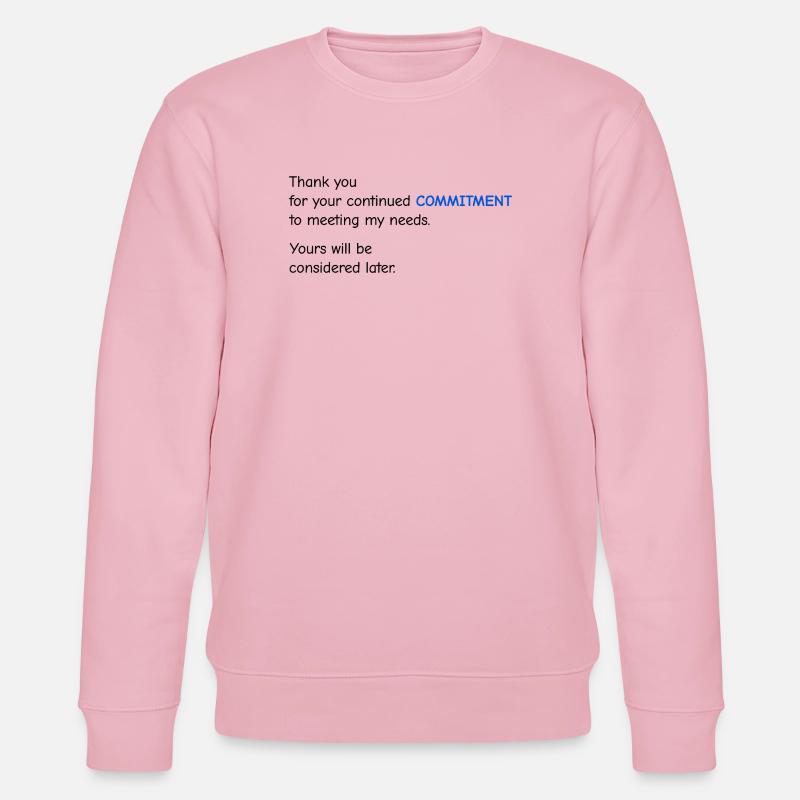 Baby Performance Review - Commitment - Stanley/Stella CHANGER Unisex Organic Sweatshirt - cotton pink