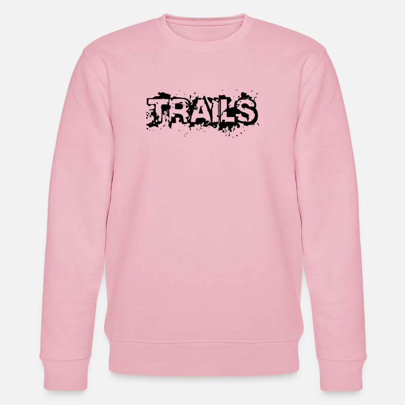 TRAILS - Stanley/Stella Unisex Bio-Sweatshirt CHANGER  - Hellrosa