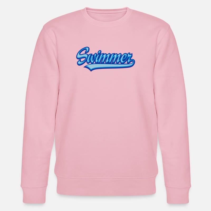 Swimmer - Stanley/Stella CHANGER Unisex Organic Sweatshirt - cotton pink