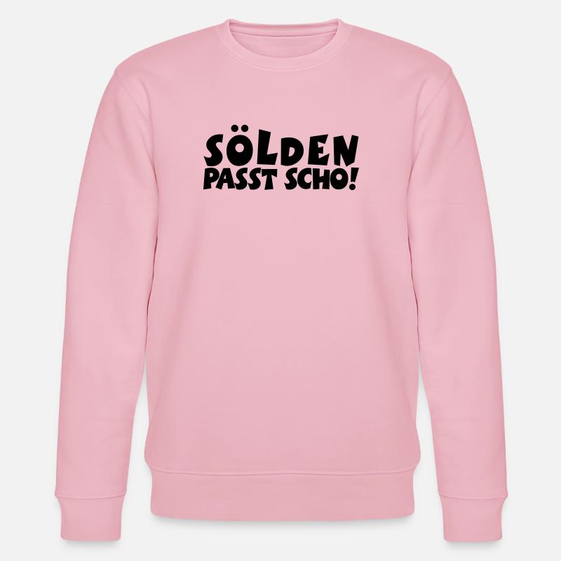 Sölden Passt Scho! - Stanley/Stella Unisex Bio-Sweatshirt CHANGER  - Hellrosa