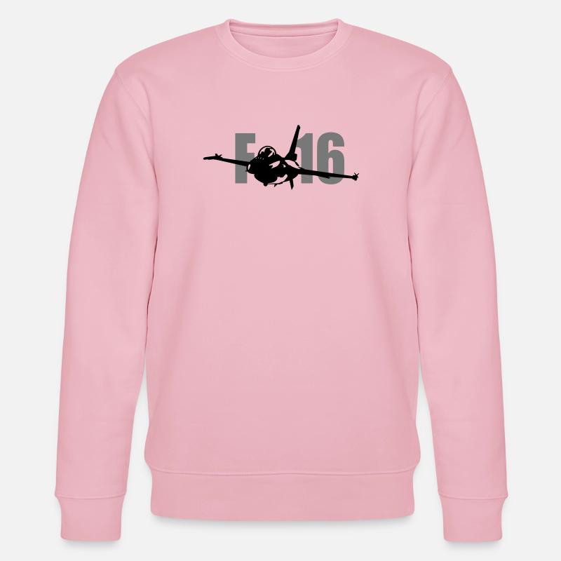 Kampfjet - Stanley/Stella Unisex Bio-Sweatshirt CHANGER  - Hellrosa