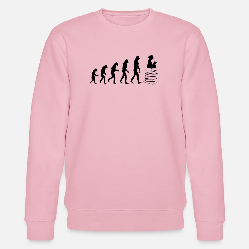 Lire l'évolution - Sweat bio CHANGER Stanley/Stella Unisexe - rose pâle