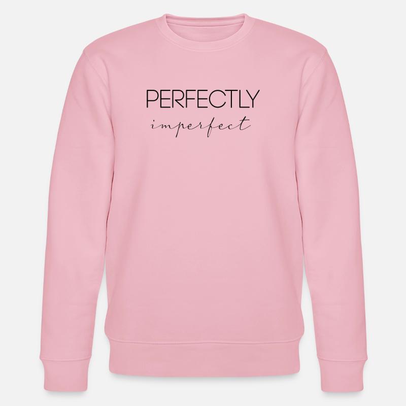 Perfekt unvollkommen - Stanley/Stella Unisex Bio-Sweatshirt CHANGER  - Hellrosa